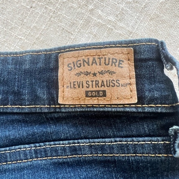 Levi Strauss signature mid rise boot cut jeans size 6 long waist 28 length 34 - Picture 3 of 11